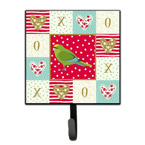 Zealand Parakeet Love Leash or Key Holder Red