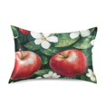 thumbnail image 7 of Yayeee Pillowcase King Size Set of 2 Satin Wrinkle Resistant Pillow Case, Red Apple Pattern, 7 of 7
