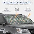 thumbnail image 7 of Picia Foxes and Birds in Forest 2 Piece Car Windshield Sun Shade Foldable | Foldable Sun Shield for Front Window Blocks UV Rays and Keeps Your Vehicle Cool-Large, 7 of 7