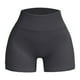 thumbnail image 1 of Pantalones cortos de entrenamiento sin costuras y acanalados para mujer: cintura alta, elásticos para yoga/gimnasio, talla real, tallas asiáticas, lavado a mano en frío., 1 of 3