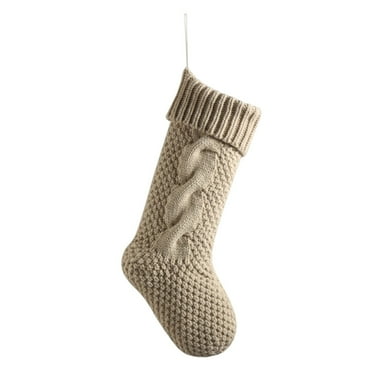 NSESSHome Knitted Christmas Stocking Classic Large Stockings for Family Holiday Christmas Party Decorations
