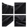 thumbnail image 3 of Jeans for Men Distressed Baggy Denim Pants Washed Streetwear Straight Wide Leg Jeans (Black XXXL), 3 of 5