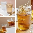 thumbnail image 2 of OPDBN 1003 Transparent 380 Ml High Value Light Luxury Transparent Simple Water Cup Couple Tooth Home Cup, 2 of 8