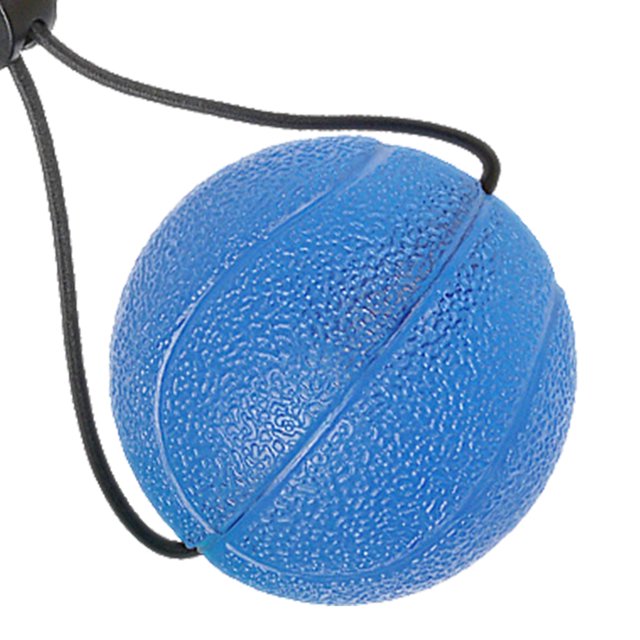 Fortalecedor De Muñeca Fortalecedor De Muñeca TPR Ball Hand Trainer portátil con cuerda para gimnasio Fitness Training (azul)
