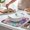 thumbnail image 6 of Vintage Pattern Dish Drying Mat – Classic Design, Adds Nostalgic Charm to Your Kitchen, 6 of 6