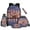 American Flag Football, variant on Uorisanigo 5PCS Boys Backpack Set Camo School Bag Book Bag with Lunch Box Pencil Case Water Bottle Sleeve Keychain Kids Teens Schoolbags with Front Pocket Back Pack for Travel Sport