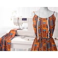 thumbnail image 6 of Soimoi Poly Canvas Orange Fabric By the Yard - 56 Inch Wide - African Tribal Material - Artistic and Modern Patterns for Various Uses Printed Fabric, 6 of 6