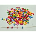 thumbnail image 6 of U8MO Craft DIY Mixed Bright Candy Colour Wood Round Beads Wooden Spacer Various Size-500pcs 6mm Round, 6 of 9