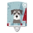 thumbnail image 1 of Carolines Treasures BB1702CNL Winter Holiday Schnauzer Ceramic Night Light, 1 of 1