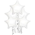 thumbnail image 3 of PMU 22 Inch Star Mylar Balloon White Pkg/1, 3 of 4