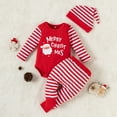 thumbnail image 2 of RIJOPUTY Boys Christmas Outfit Christmas Baby Girl Outfit Onesie for Baby 9 Month Baby Boy Clothes Girls 2 Piece Sweatsuit Outfits 3 T Boys Clothing, Red 0-6 Months, 2 of 6