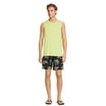 thumbnail image 4 of No Boundaries Men's & Big Men's Elastic Waist Swim Trunks, 7" Inseam, Sizes S-5XL, 4 of 7