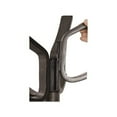 thumbnail image 5 of Caf Wood Coat Stand Ten Peg/Five Hook, 21.67w x 21.67d x 69.33h, Espresso Brown, 5 of 6