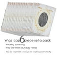 thumbnail image 3 of Wig Caps 6pcs Breathable Mesh Net Wig Caps Weaving Hair Net for Wig Close End Fishnet Wig Cap(Black), 3 of 5
