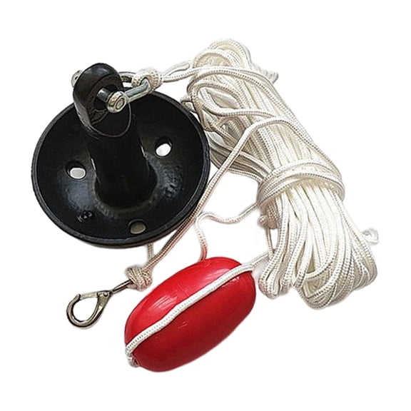 Anchor , Steel with Marker Buoy Hardware PE Coated Finish Black Accessories Solid Fit for Paddle Board Canoe Raft
