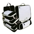 thumbnail image 4 of Abbracc 6Pcs Compression Packing Cubes Carry On Luggage Suitcase Organizer for Traveling Black, 4 of 9