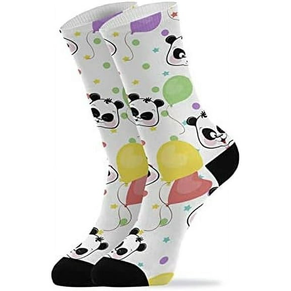 Coolnut Cute Panda Socks Winter Warm Socks Fashion Print Socks Novelty Casual Socks for Men Women( 1 Pack)