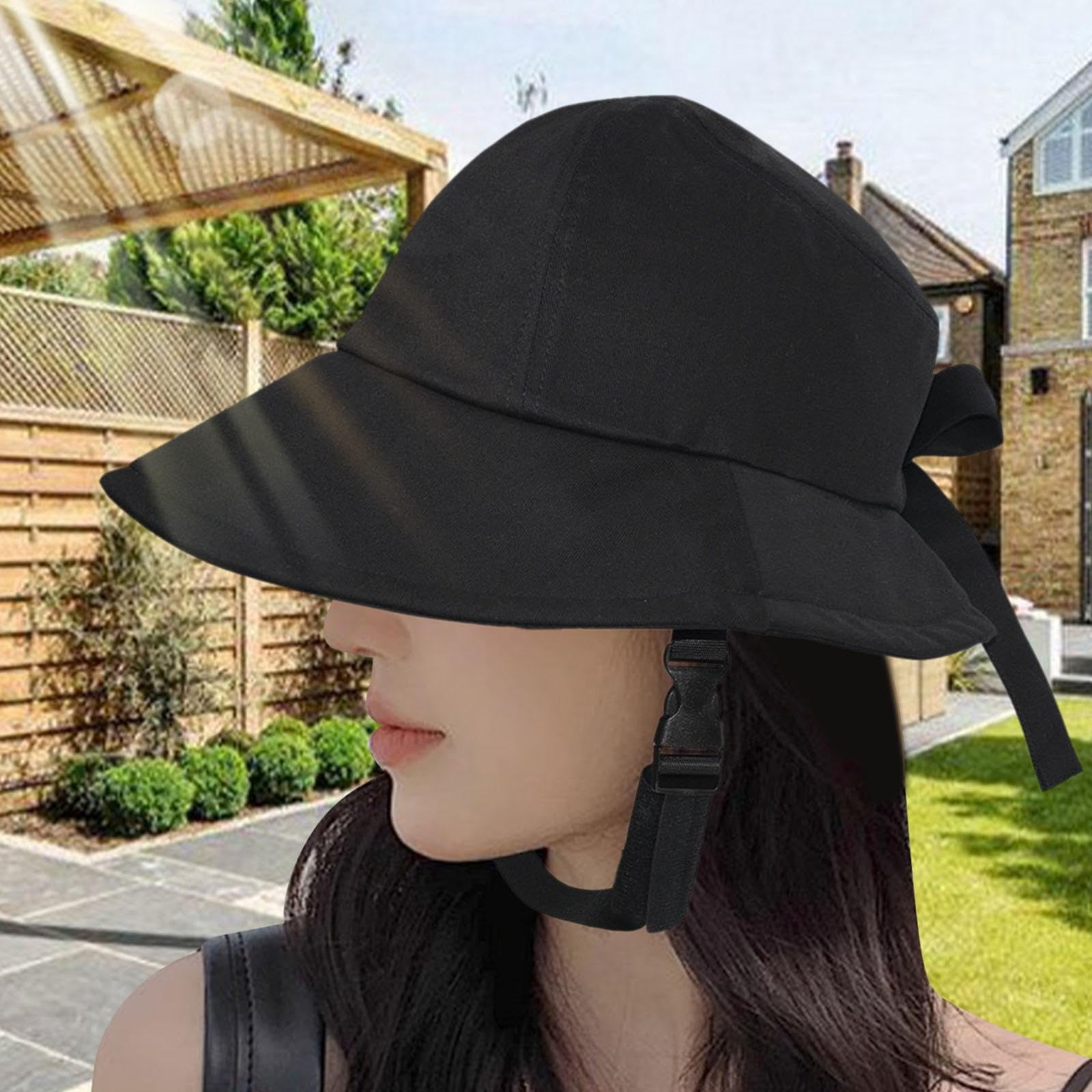 Hfnggwee Hat-Shaped Bicycle Helmet - Safety Certified Sun Hat Bike Helmet 58-60cm for Women & Men - Unisex Stylish Cycling Helmet for School & Commuting CJA513-193