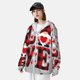 thumbnail image 3 of Fotbe Buffalo Plaid Love And Gnome Chaqueta con Protección Solar UPF 50+ para Hombre y Mujer, Camisa con Capucha y Bolsillos-X-Large, 3 of 7