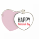 thumbnail image 1 of Celebrar el día nacional del Festival fiesta celebración de gala palabras de bendición Bolsa de viaje Mirror maquillaje corazón rosa, 1 of 4