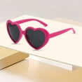 thumbnail image 3 of Mupvlun Kids Polarized Heart Shaped Sunglasses - UV400 Protection Lovely Party Sun Glasses for Girls Age 3-10 Pink, 3 of 3