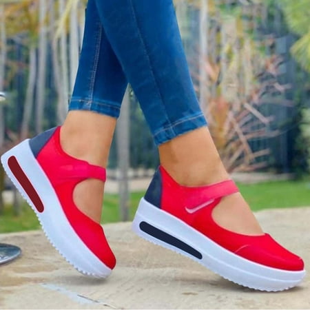 

Fjofpr Shoes Summer Women s Wedge Heel Sandals Breathable Single Shoes Baotou Casual Shoes Hot