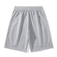 thumbnail image 4 of pstuiky Abreviatura para hombres, Pantalones cortos deportivos casuales de moda para hombre, holgados, con bolsillos y cordón Pantalones cortos para correr para hombre, 4 of 6