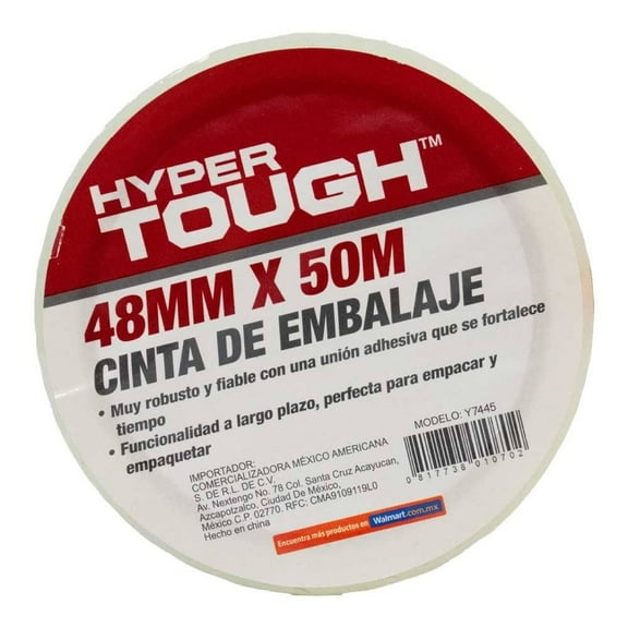 Cinta Hyper Tough de Embalaje Adhesiva 48MMx50M Transparente