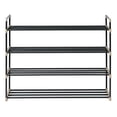 thumbnail image 4 of Muscle Rack Sr4L-Gry 4 Level Shoe Rack, 4 of 6