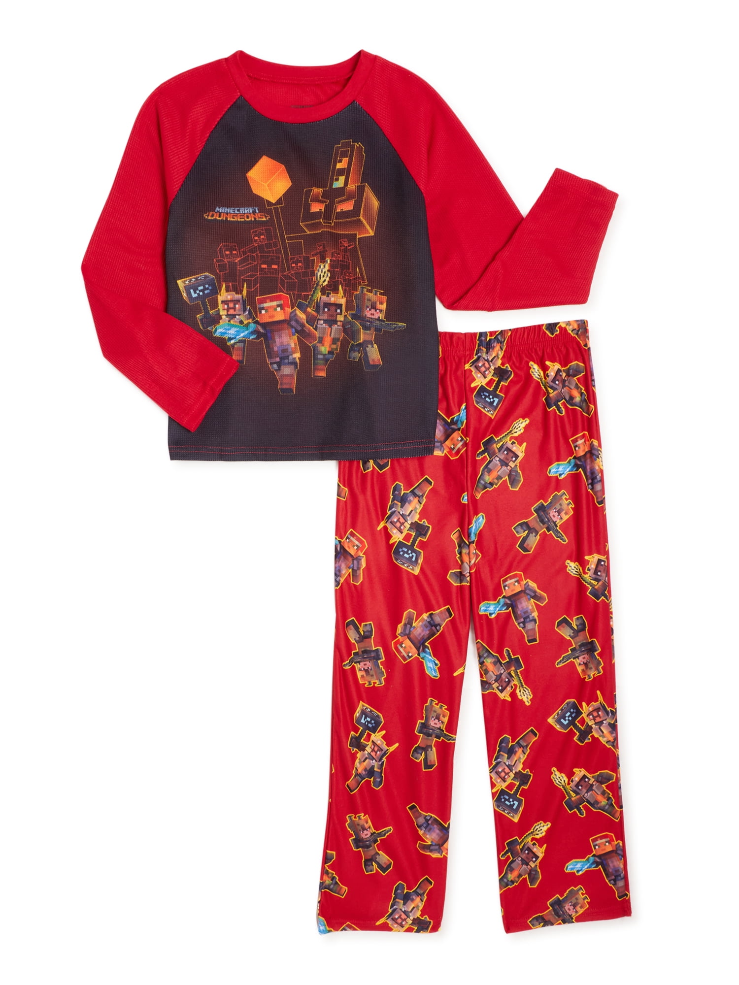 Minecraft Little Boys Pajamas Set, 2Pieces, Sizes 410