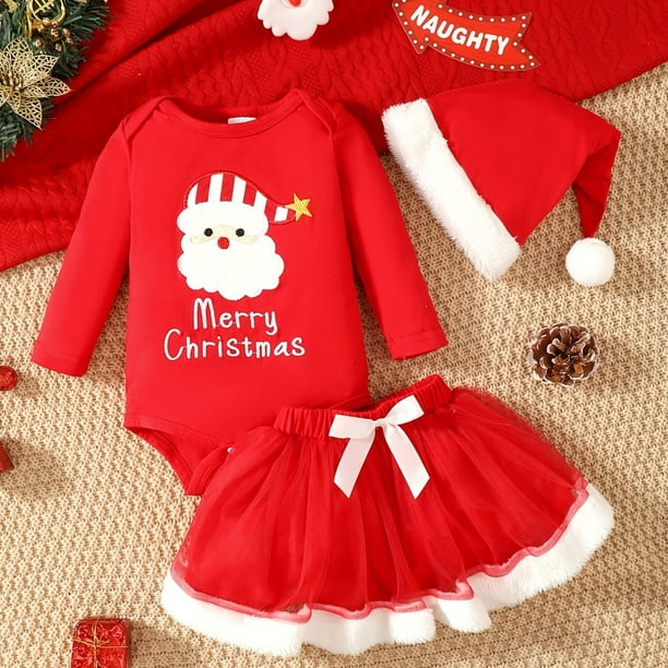 Santa Claus Duende Trajes Navideños De Niños Niños Bebé Niña