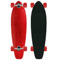 thumbnail image 1 of Moose Kicktail 9.75" x 36.5" Longboard Stained Red Complete, 1 of 4
