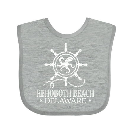 

Inktastic Rehoboth Beach Delaware Nautical Gift Baby Boy or Baby Girl Bib