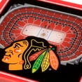 thumbnail image 2 of IDNA Chicago Blackhawks Black 3D StadiumViews Coasters, 2 of 3