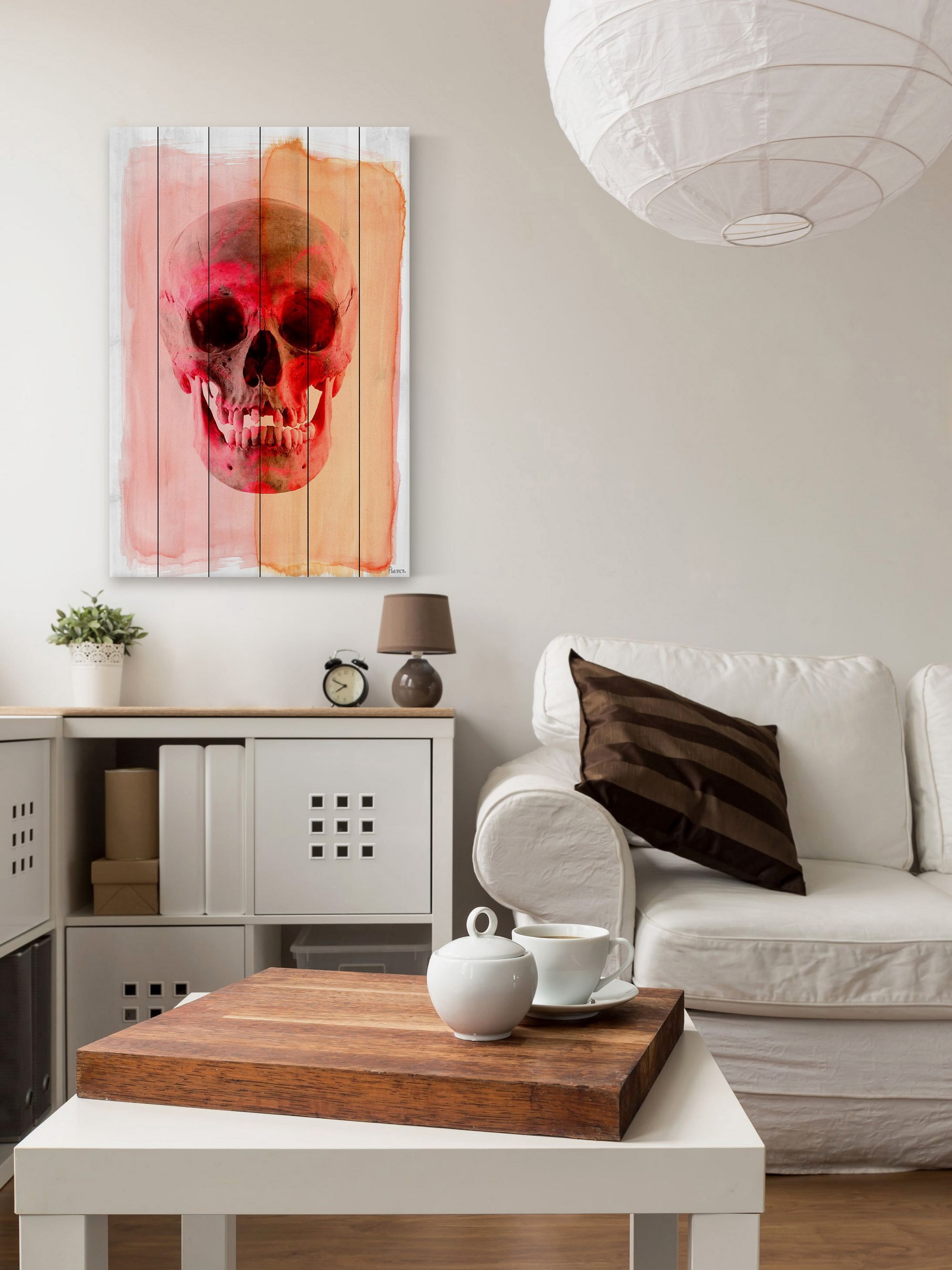 Marvel Red Skull 8.00" x 12" Painting Art Prints, by Parvez Taj
