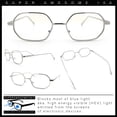 thumbnail image 2 of Hipster Metal Octagonal Double Bridge Blue Light Filtering Computer Glasses, 2 of 8