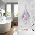 thumbnail image 2 of Yayeee 2 Pack Hand Towels for Bathroom 100% Cotton 16" x 28" Soft Absorbent Kitchen Towel, Watercolor Marble Pattern, 2 of 7