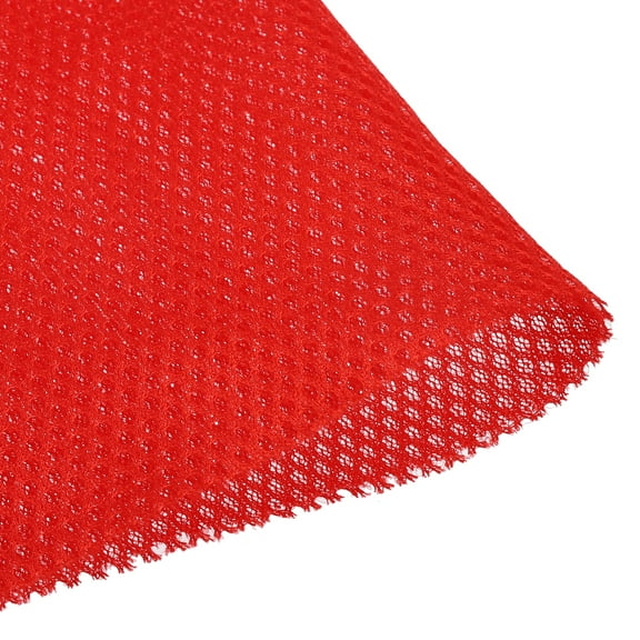 Red Speaker Mesh Grill Cloth (not Cane Webbing) Stereo Box Fabric Dustproof Cloth 50cm x 140cm 20" x 55"