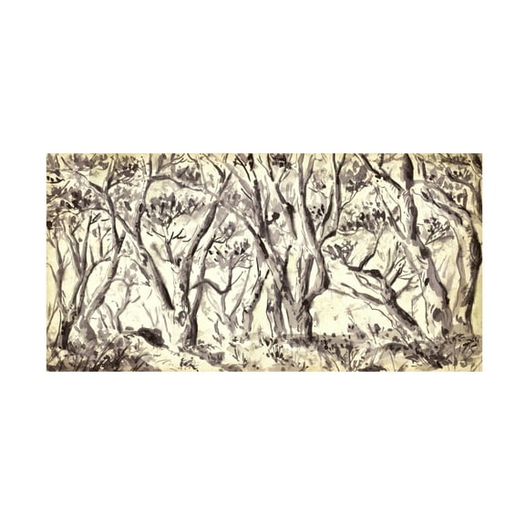Trademark Fine Art Melissa Wang  Withered Trees I Canvas Wall Art