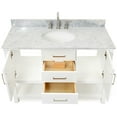 thumbnail image 6 of Ariel R049SCW2OVOGRY Bayhill 49" Free Standing Single Oval Basin Vanity Set - Grey, 6 of 7