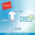 thumbnail image 4 of Big & Tall Men's FreshIQ Comfort Toe Crew Socks 6-Pack, 4 of 6