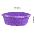 thumbnail image 2 of 2Pcs Hand-woven Storage Basket Creative Fruit Snack Basket Food Serving Basket, 2 of 7