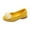 Yellow, variant on Akiihool Mary Jane Shoes Girls Dress Shoes Mary Jane Flats (Black,11)