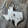 thumbnail image 4 of Texas Cowhide Leather Key Chain- Texas Key Fob, 4 of 5