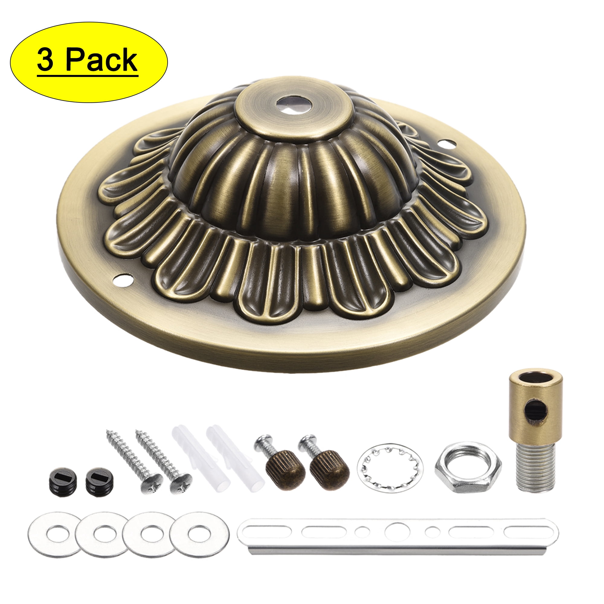 Antique Brass Ceiling Light Canopy Shelly Lighting