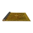 thumbnail image 2 of Ahgly Company Indoor Square Persian Yellow Traditional Area Rugs, 6' Square, 2 of 4
