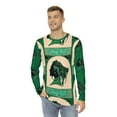 thumbnail image 3 of Jay Bu Couture "Cutting Edge" Men's Long Sleeve Shirt (Green), 3 of 4