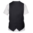 thumbnail image 3 of Manyakai Men's Faux Real 3D Photo-Realistic Short Sleeve Suit T-Shirt Funny Tuxedo Suit Shirt Black 3XL, 3 of 8