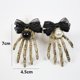 thumbnail image 5 of Pinzas para el pelo con forma de calavera para Halloween, horquillas para fiestas de Halloween Blanco, 5 of 7