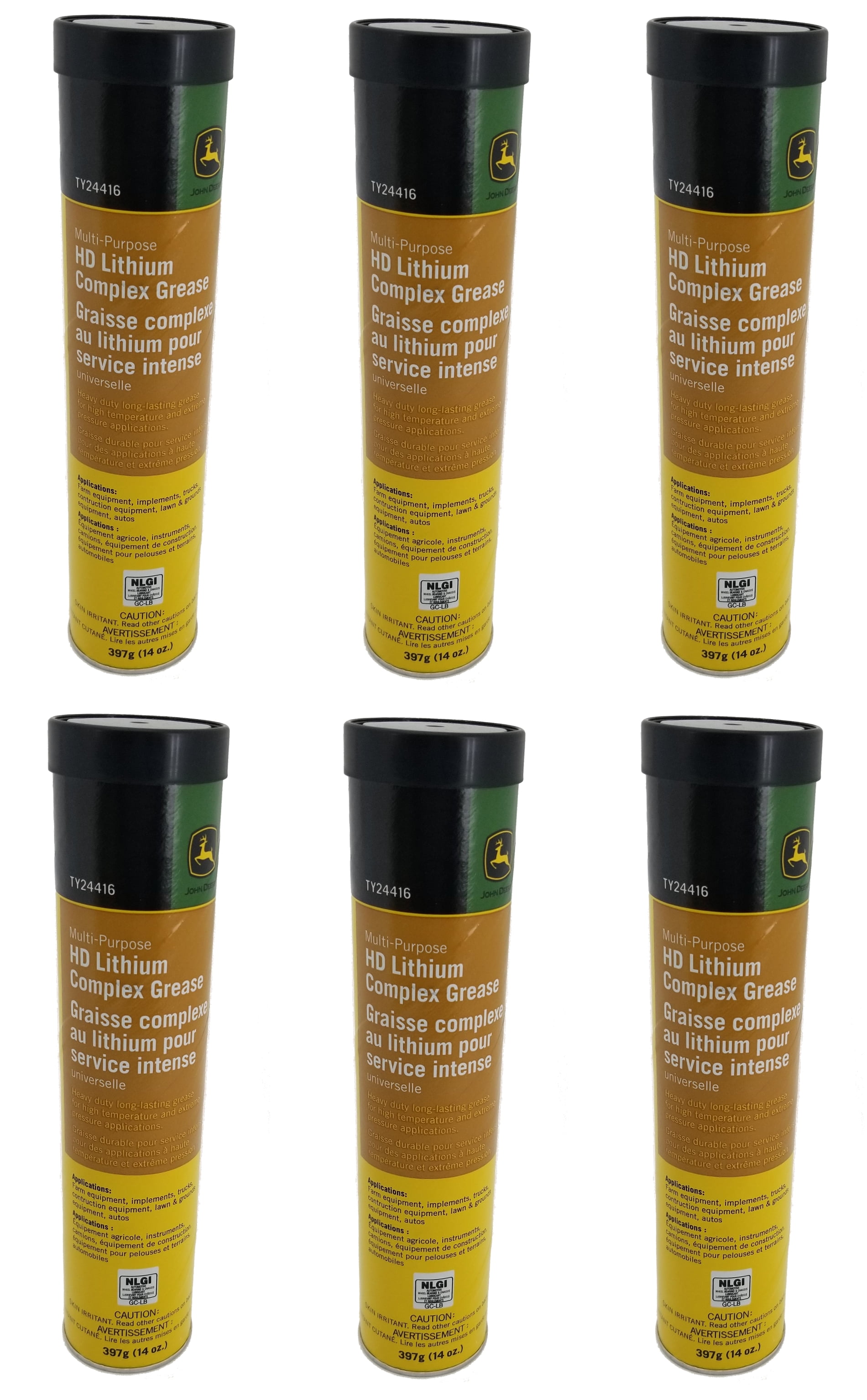 John Deere MultiPurpose HD Lithium Complex Grease (6PACK) TY24416